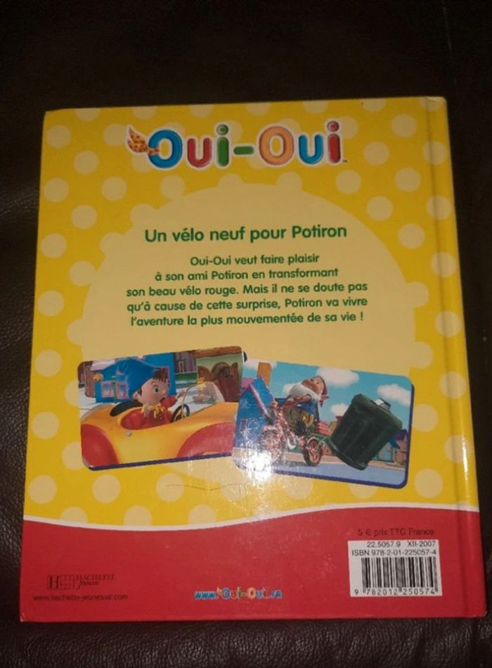 Livre : Oui-Oui : Un vélo neuf pour Potiron - photo numéro 2