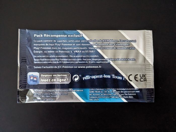 Pokémon booster pack récompense ligue 
Booster neuf scellé et officiel - photo numéro 2