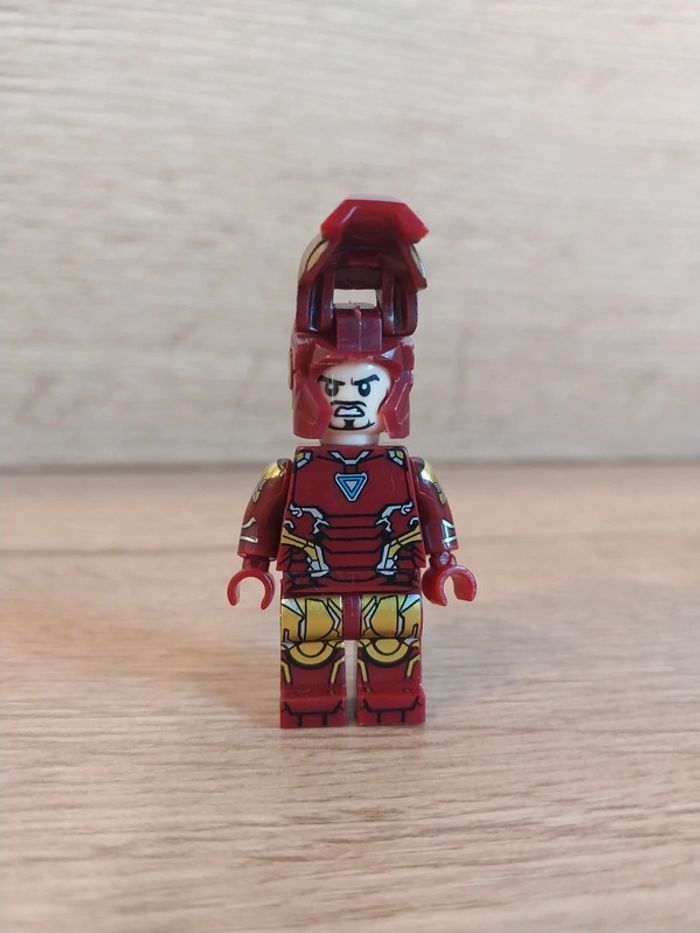 Figurine type lego Iron Man Marvel - photo numéro 2