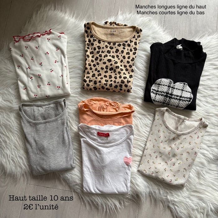 Haut fille taille 10 ans