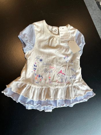 Robe bleu blanc