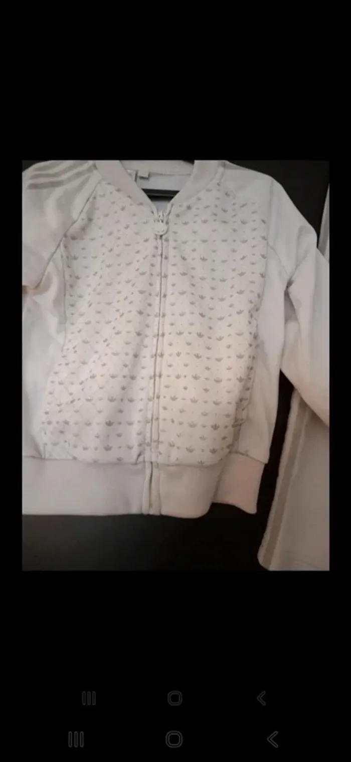 Survêtement Adidas Originals blanc Taille 2 ans - photo numéro 2