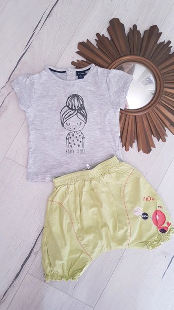 Ensemble estival fille 9mois trop chou 🌼