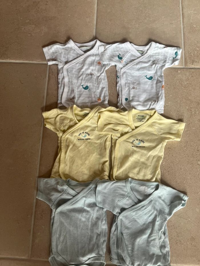 Lot de 6 bodies croisés Kiabi