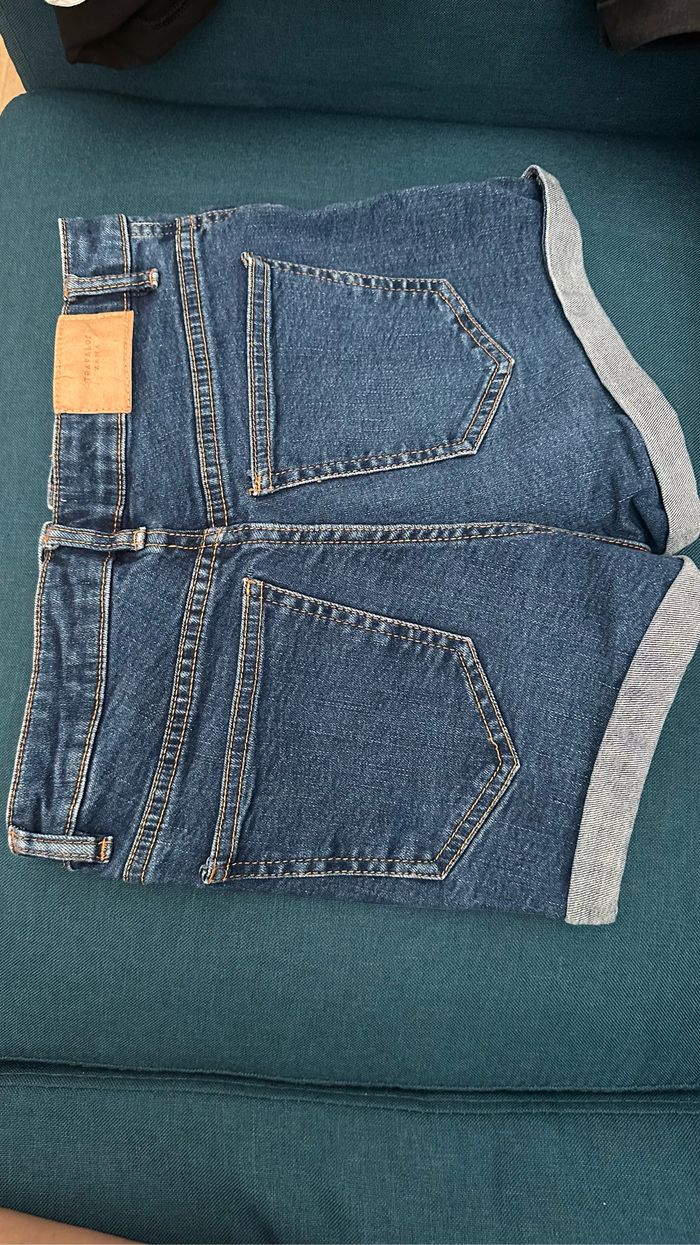 Short en jean bleu - photo numéro 2