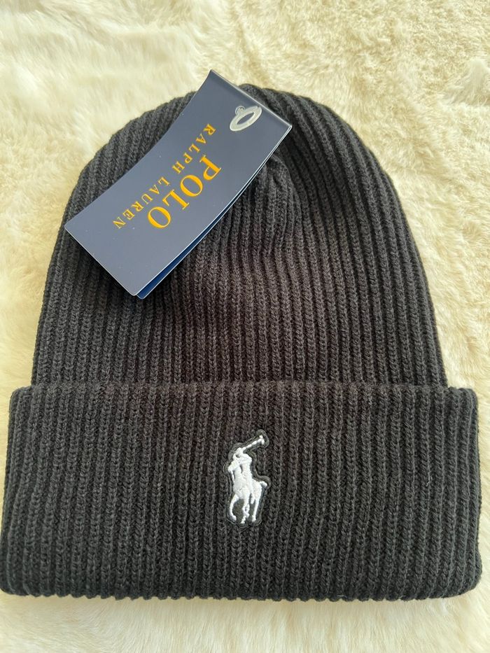 Bonnet Ralph Lauren noir