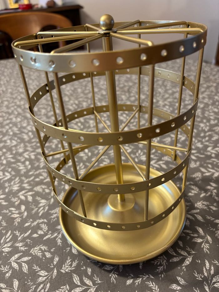 Porte-bijoux doré Flying Tiger, neuf sans étiquette - photo numéro 4