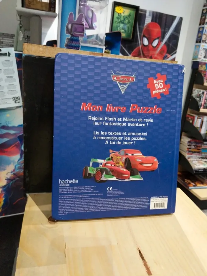 Mon livre Puzzle avec 50 pièces - Disney Cars 2 - photo numéro 4