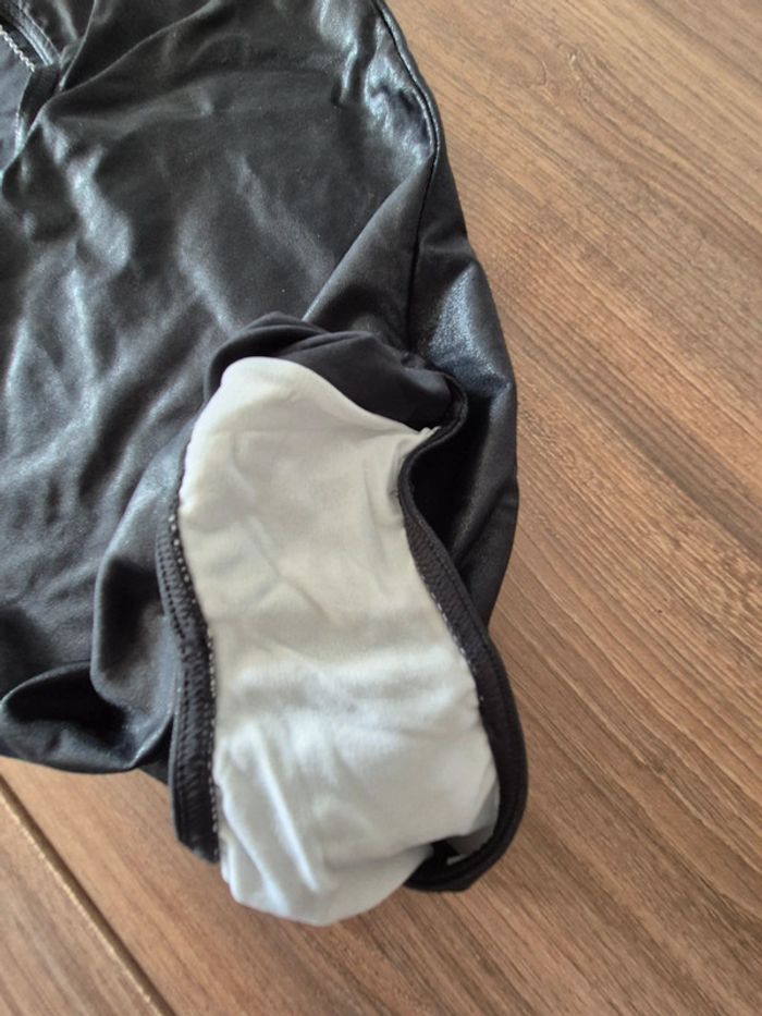Justaucorps Agiva noir et blanc argenté taille 36 - photo numéro 6