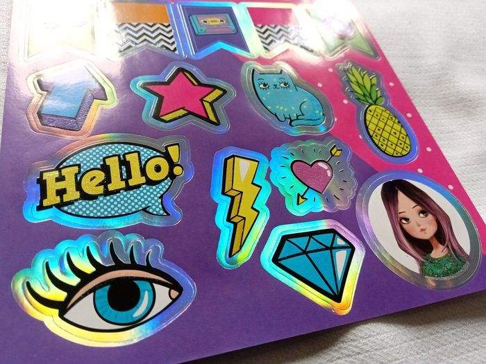 Pack 4 planche stickers + 1 fille - photo numéro 6