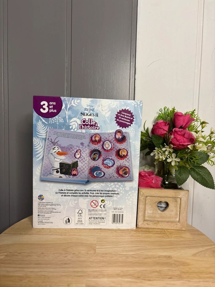 🌺Livre à ventouse colle à l’histoire Disney la reine des neiges 2🌺 - photo numéro 5
