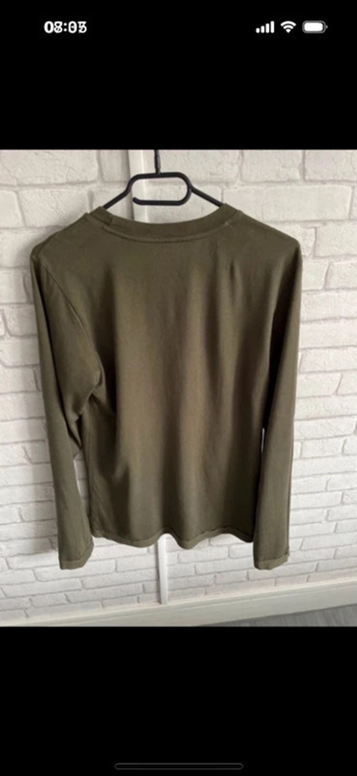 Tee shirt manche longue ikks taille S - photo numéro 3