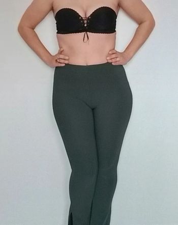 Fuseau / leggings vert Zara taille 38