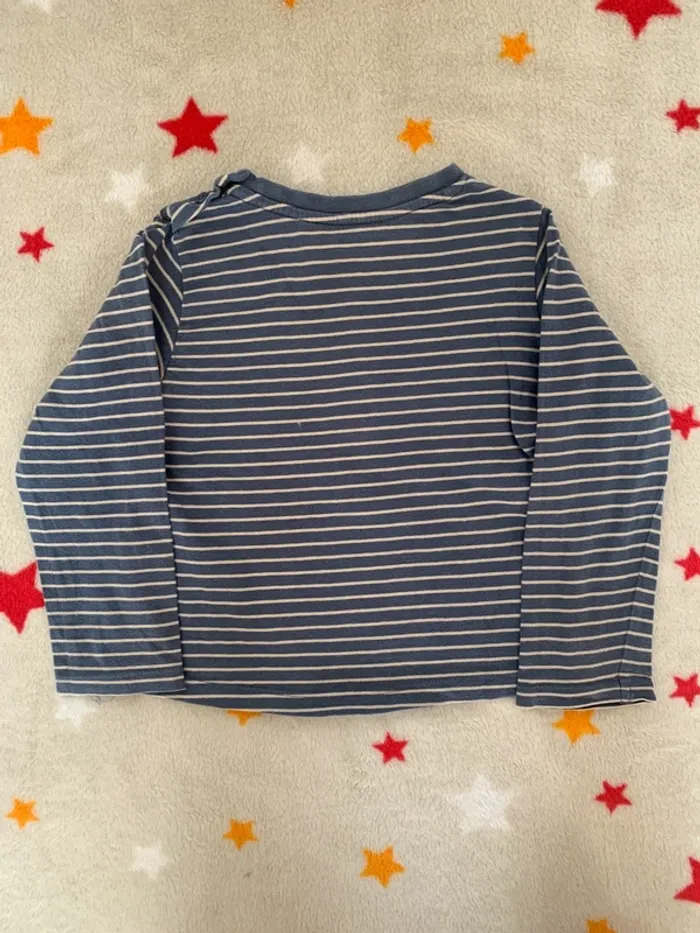 Ensemble Vertbaudet 3 ans Bleu et Beige - photo numéro 3