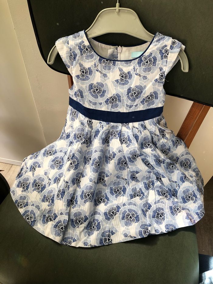 Robe cérémonie bleue 9mois