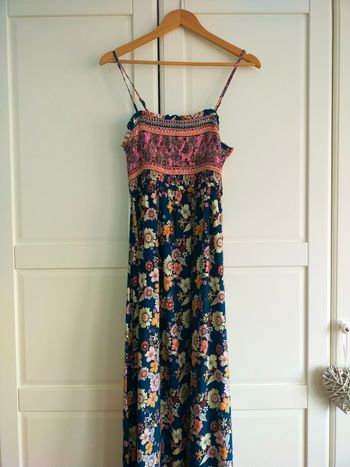 Robe longue à bretelles taille L