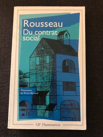 Rousseau du contrat social Flammarion