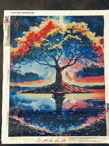 Kit peinture diamant arbre de vie