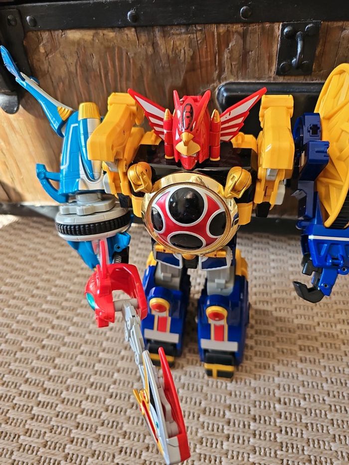 Megazord ninja storm power rangers bandai 2002 - photo numéro 4