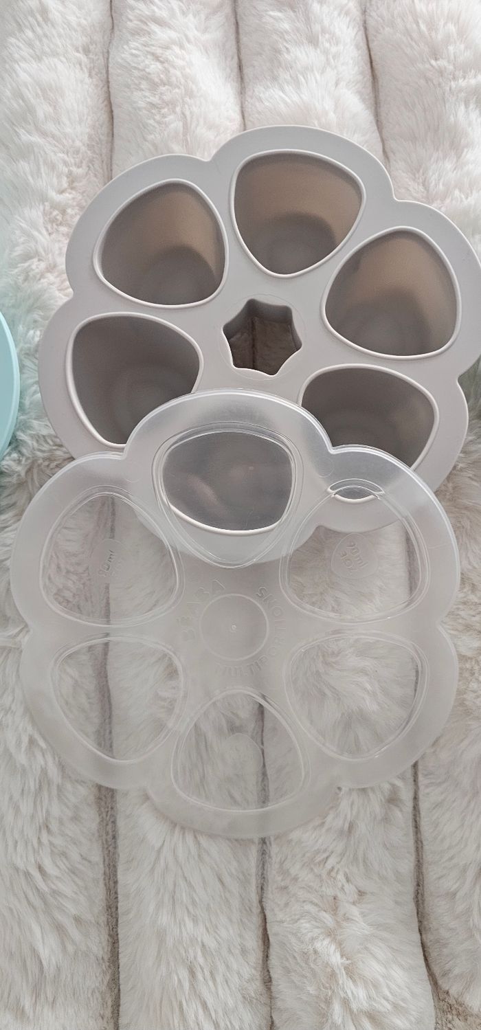 Lot de 3 fleurs 🌸 multiportions BEABA différents formats - photo numéro 3