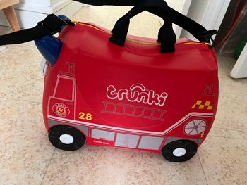Valise cabine trunki pour enfant modèle pompier