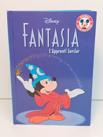 Livre Disney club du livre Fantasia l'apprenti sorcier