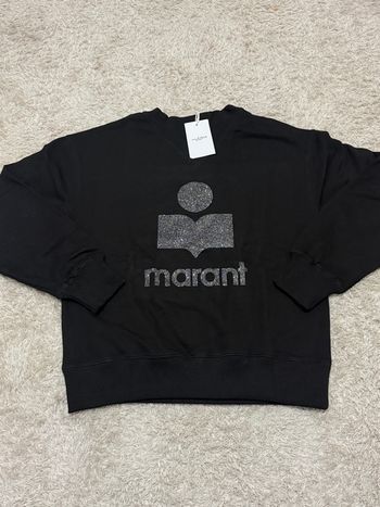 Pull Isabel Marant Moby noir pailletée taille Xs