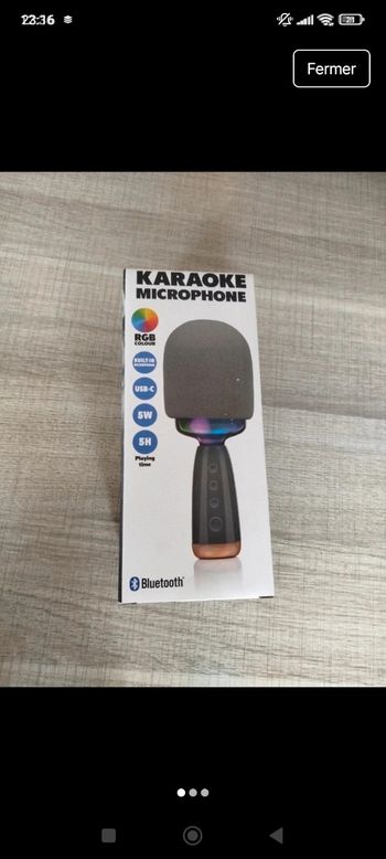 Micro karaoké neuf