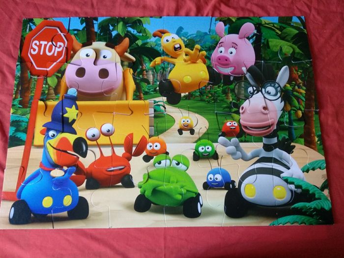 Puzzle Super Color Maxi Jungle Junction 24 pièces - photo numéro 2