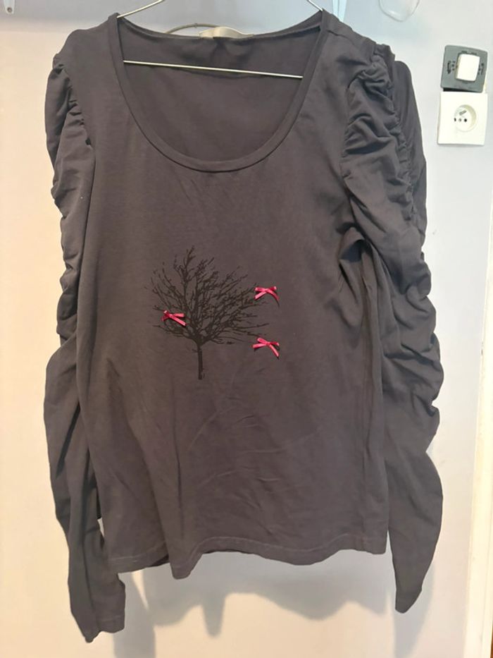 T shirt longue manche femme - photo numéro 2