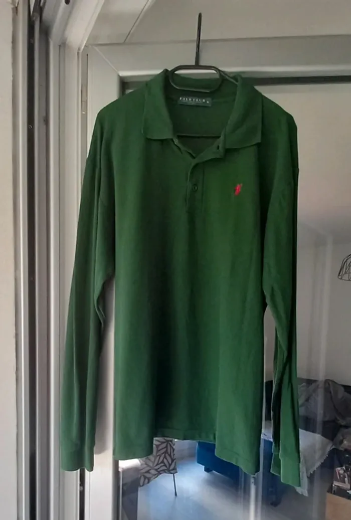 Polo manches longues homme