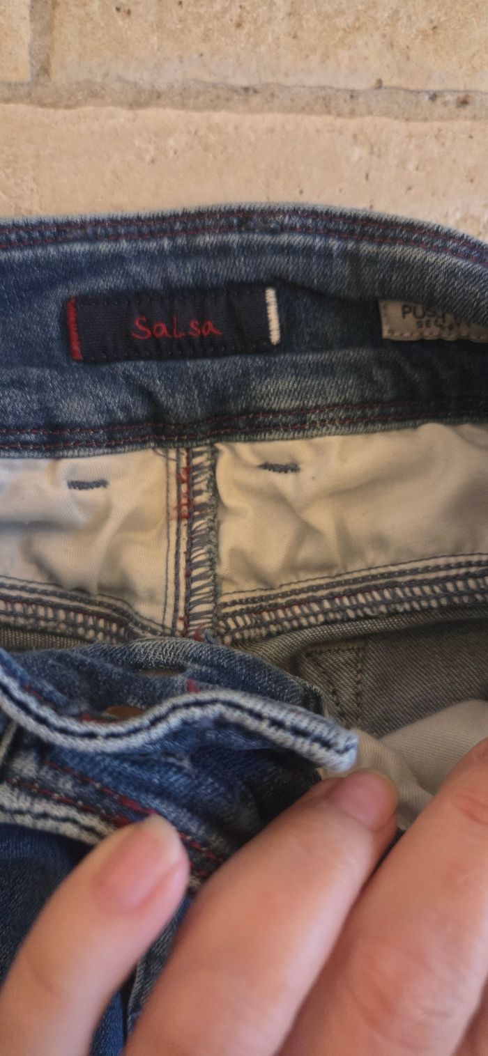 Jean Salsa Push In Secret 👖 taille 36 – effet galbant & coupe sculptante – excellent état - photo numéro 4