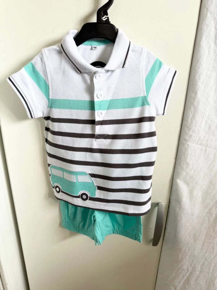 lot 18 vêtements dont 4 ensembles bébé garçon - 18 mois – Neuf avec étiquette - valeur 93€ - photo numéro 9