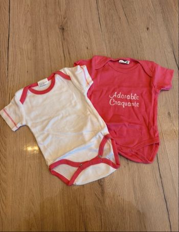Bodys 3 mois mots d’enfants 
