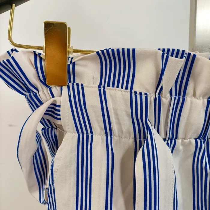 Short rayé bleu et blanc – Urban Heritage – Taille M A799 - photo numéro 2