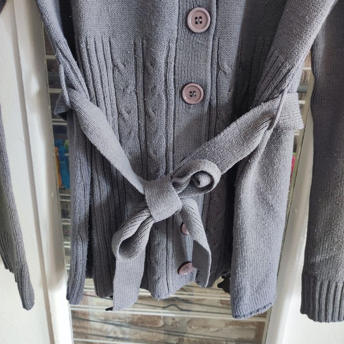 🧥 Joli Gilet Gris à Grand Col - Taille M 🧥 - photo numéro 6