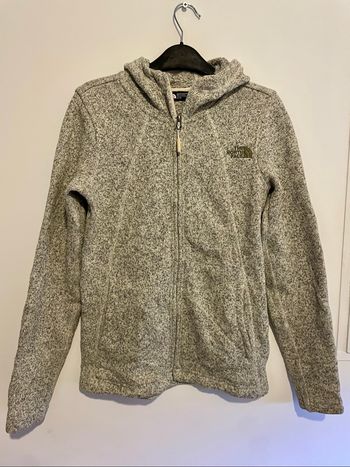 Veste polaire à capuche The North Face grise femme XS