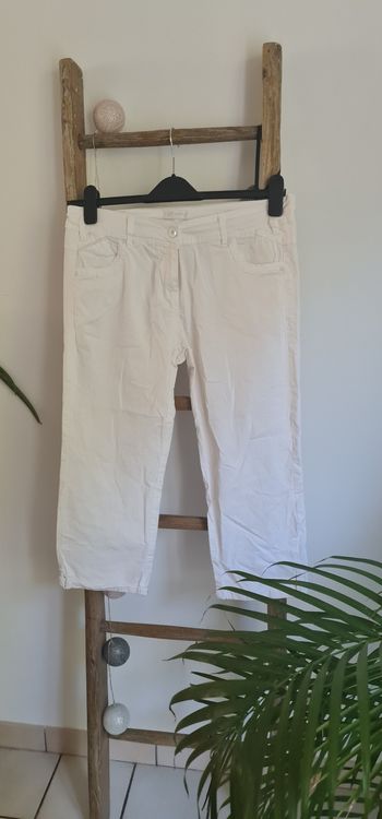 Bermuda blanc Promod taille 42 XL 