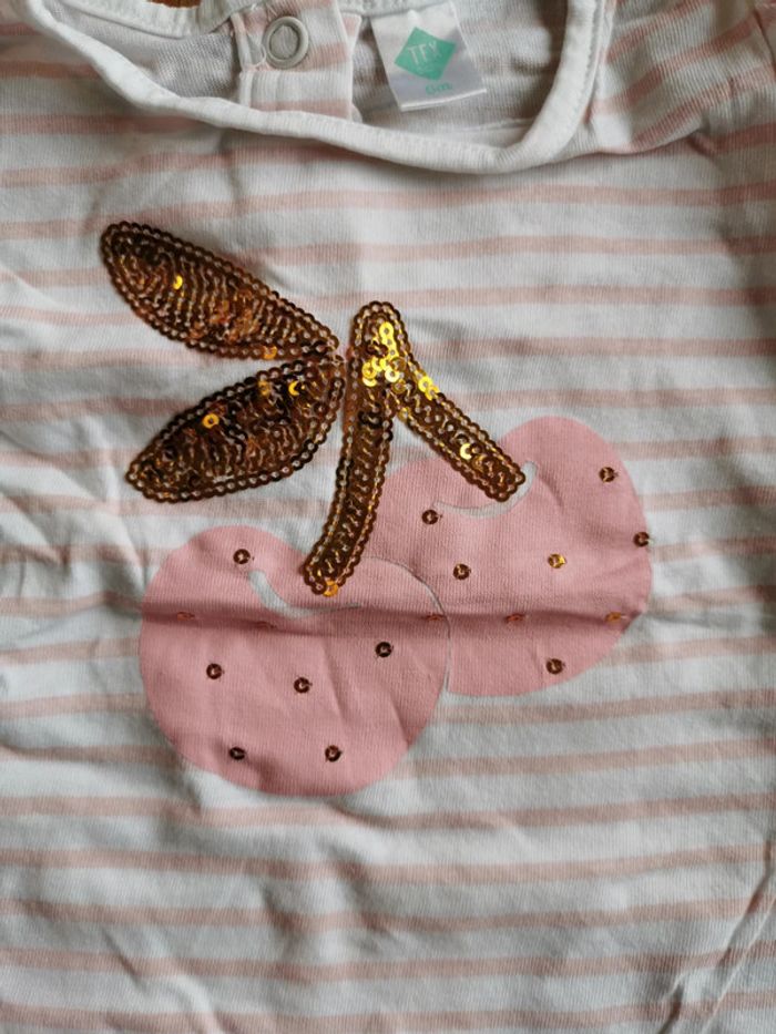 Lot 2 t shirt TEX 6 mois - photo numéro 2