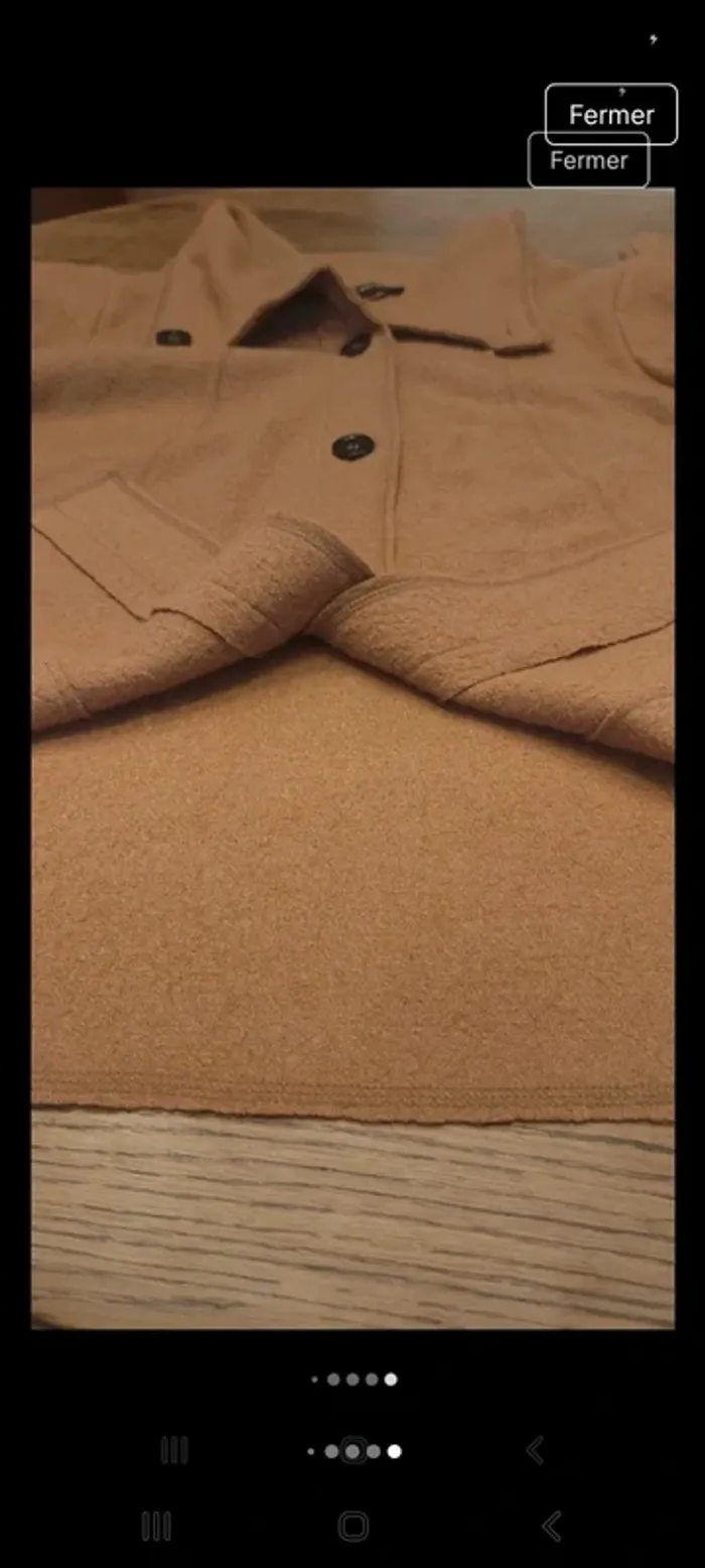 Pardessus Verpass fr/be 48  moutarde - photo numéro 14