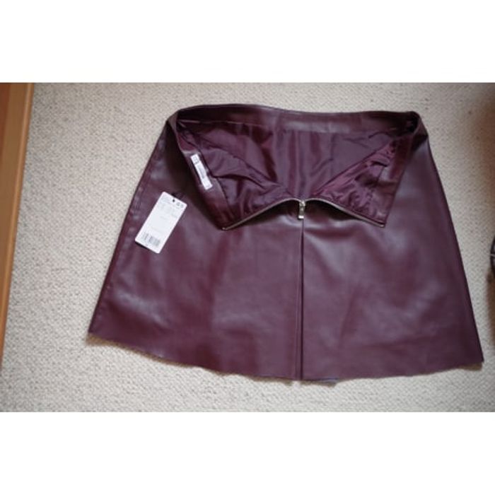 Mango Jupe courte effet cuir  - Taille 40 - photo numéro 3
