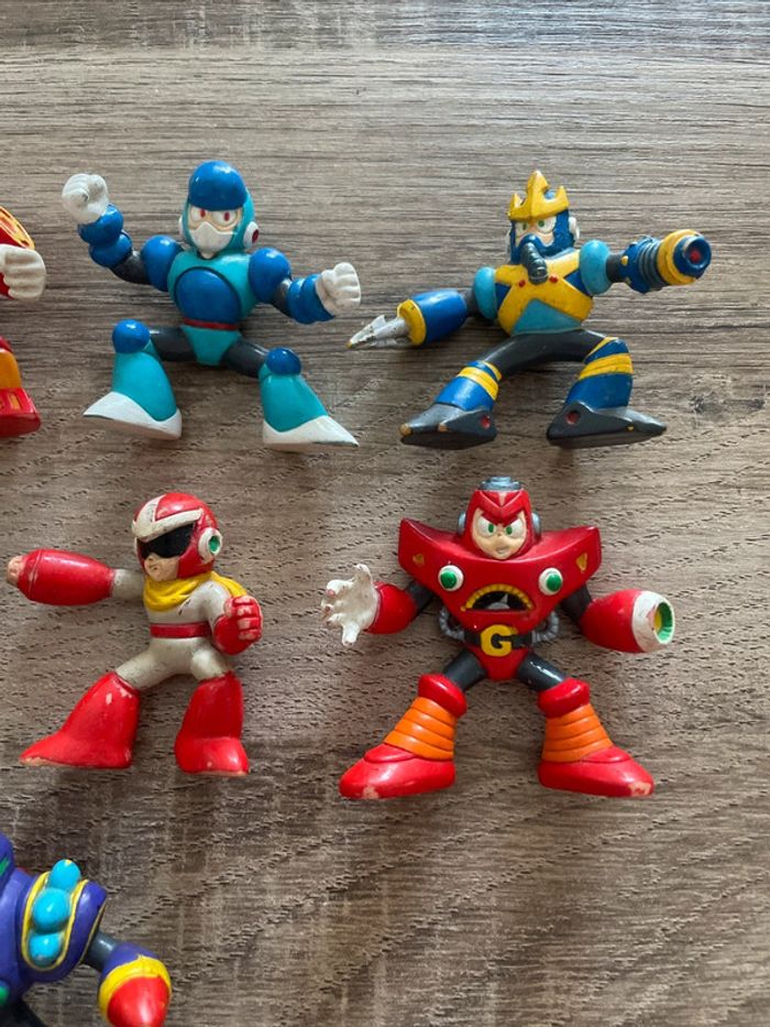 Lot Figurines Rockman / Megaman Bandai Capcom Vintage - photo numéro 3
