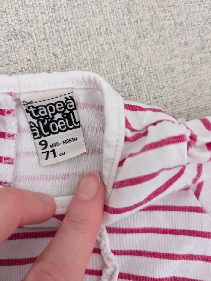 T-shirt bébé 9mois - photo numéro 3