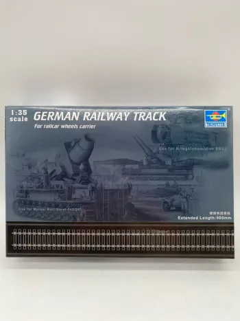 Maquette Trumpeter German railway track