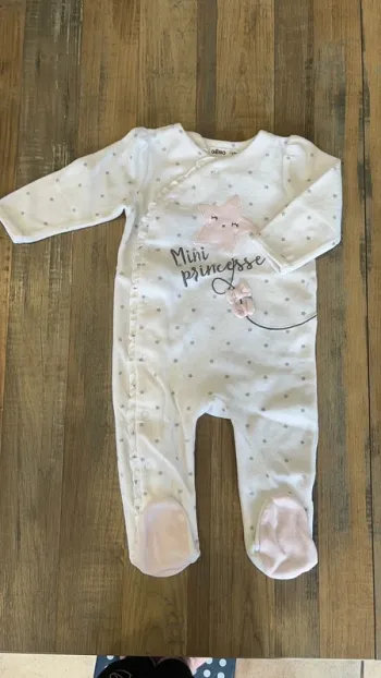 Pyjama 1 pièce velours