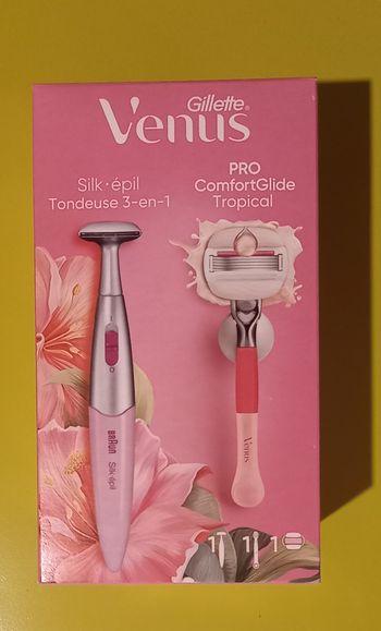 Gillette Venus + Tondeuse Silk-épil 3-en-1 – Neuf