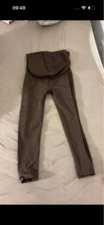 Legging de grocesse marron 