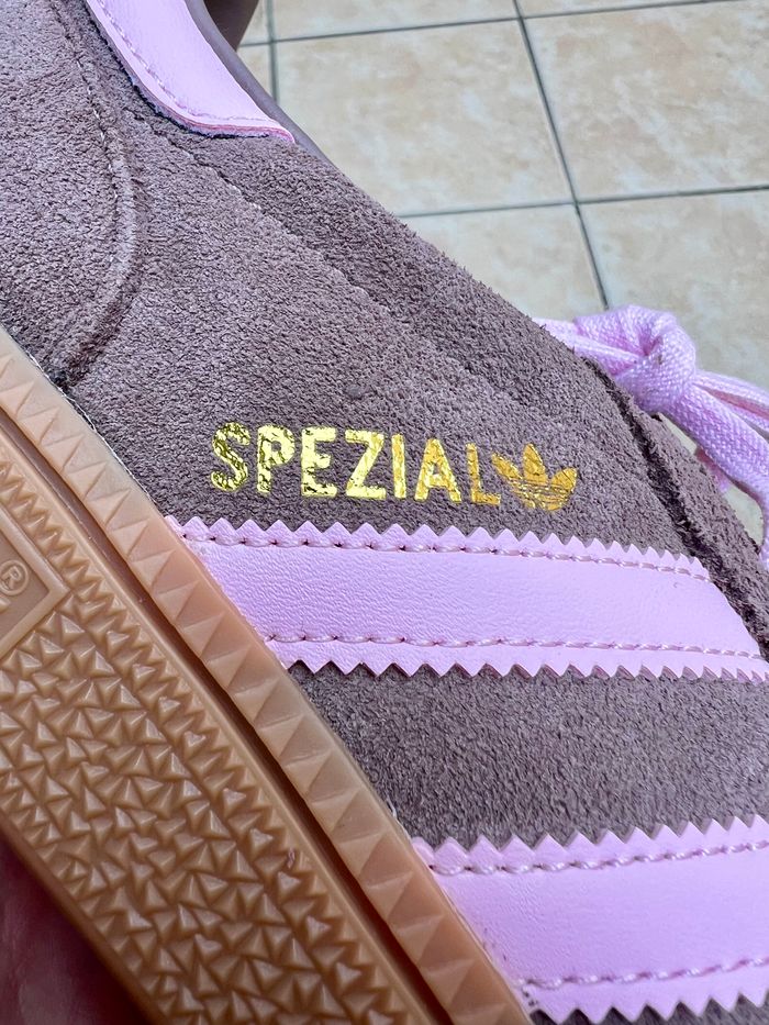 Sneakers Adidas Handball Spezial coloris Trace Brown-Clear Pink - photo numéro 5