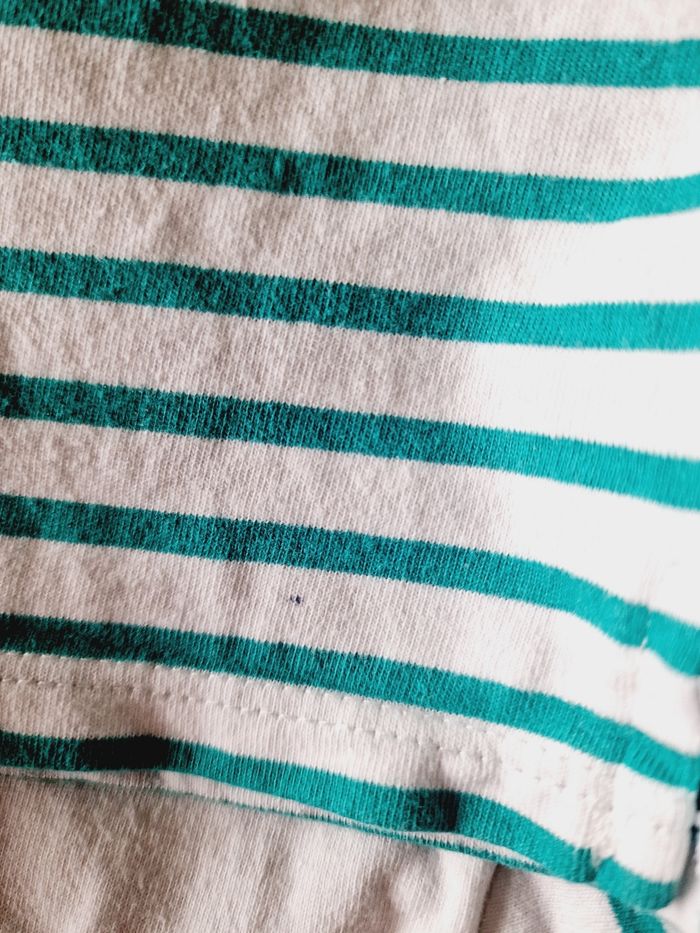 Obaïbi - Tee-shirt épais, manches courtes - Marinière - photo numéro 5