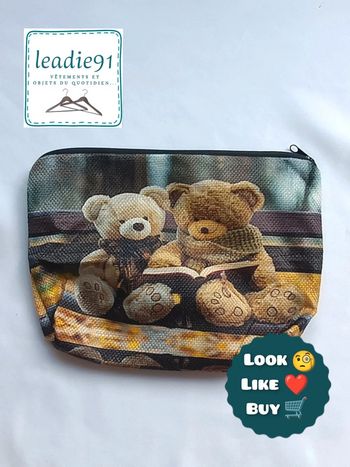 trousse pochette oursons NEUF